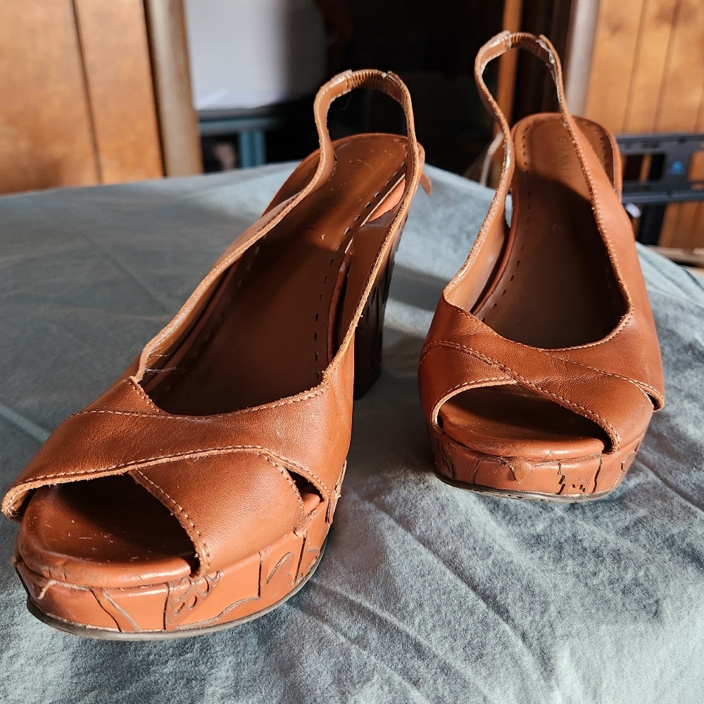 Gianni Bini Slingback Chunky Clogs - 8